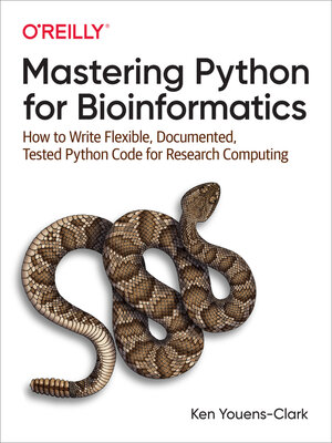 cover image of Mastering Python for Bioinformatics
